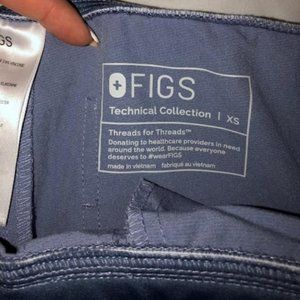LIGHT BLUE XS WOMENS FIGS SCRUB JOGGER PANTS